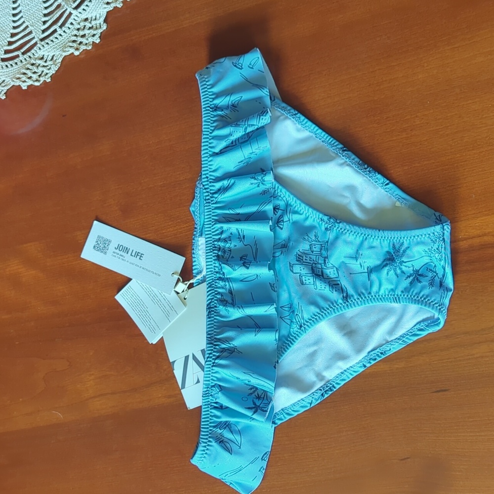 Zara Girls Ruffled Bikini Bottom NWT - Picture 6 of 6